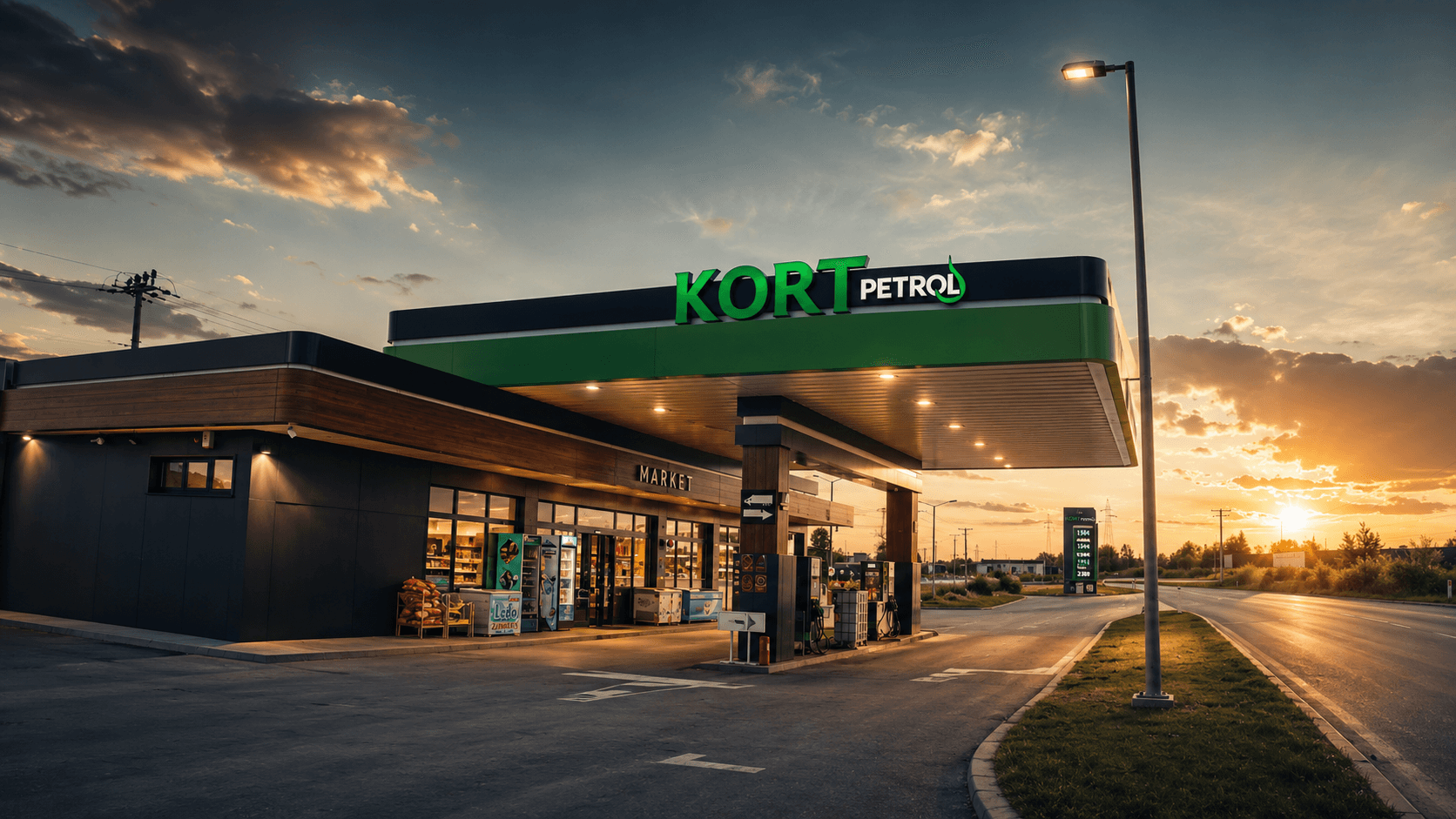 KORT PETROL pumpa izbliza